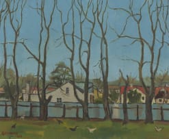 Gregoire Boonzaier; Houses and Trees, Newlands