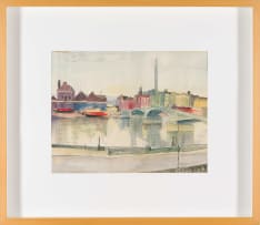 Maud Sumner; View of the Thames with Battersea Bridge