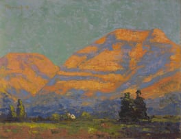 Jacob Hendrik Pierneef; Sunlit Mountains, Clarens
