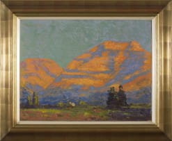 Jacob Hendrik Pierneef; Sunlit Mountains, Clarens