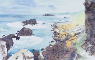 Ulrich Schwanecke; Coastal Scene