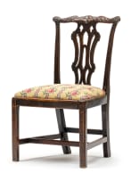 A George III mahogany side chair