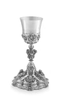 An Italian silver chalice, 1872, .800 standard