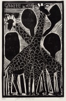 John Muafangejo; Giraffe