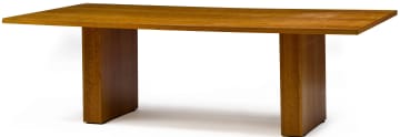 A paumalvern and hardwood table