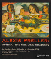 Preller, Verster and Villa; Standard Bank Gallery Exhibition Posters, six