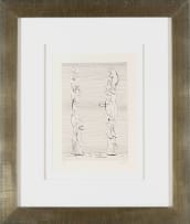 Henry Moore; Two Tall Figures, Man and Woman
