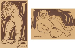 Maurice van Essche; Nudes, two