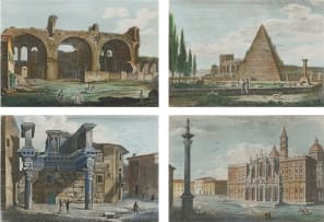 Various; Historical Views, Italy, four