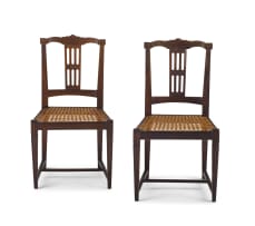 A pair of Cape Neo Classical stinkwood side chairs, early 19th century