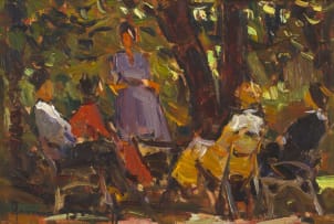 Adriaan Boshoff; Ladies under a Tree