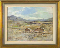 Errol Boyley; Landscape with Farm Building