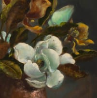 Otto Klar; Magnolias in a Vase