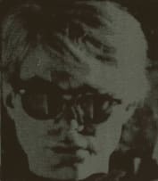 Malcolm Payne; Portrait of Andy Warhol
