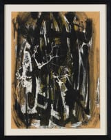 Armando Baldinelli; Abstract Composition in Black