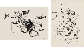 Walter Battiss; Abstract Compositions, two