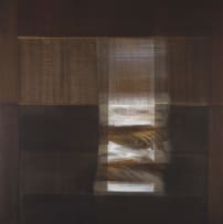 Lionel Abrams; Abstract in Brown and White