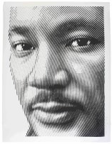 Mr Brainwash; Portrait of Martin Luther King