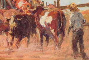 Adriaan Boshoff; Gathering Cattle for Transport