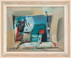 Dirk Meerkotter; Abstract Composition in Blue