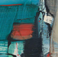 Dirk Meerkotter; Abstract Composition in Blue