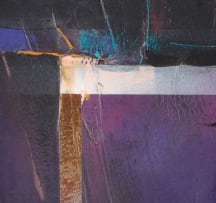 Derric van Rensburg; Purple Abstract