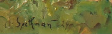Albert Spethman; Landscape