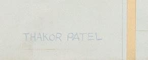 Thakor (Thakorbhai Kishorbhai) Patel; Linear Abstract Composition