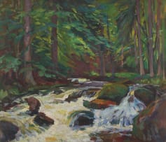 Alfred Nickisch; Forest River Rapids