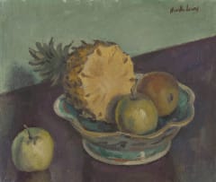 Alfred Neville Lewis; Fruit in a Bowl
