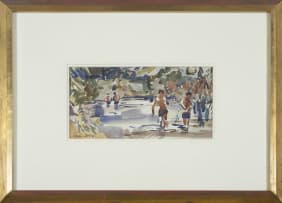 Walter Battiss; Boys Swimming