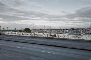 David Lurie; The People Shall Share in the Country's Wealth, Khayelitsha, Cape Flats