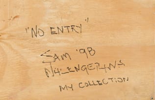 Sam Nhlengethwa; No Entry