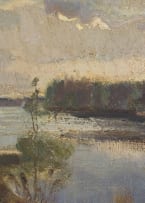 Frans Oerder; Landscape with River