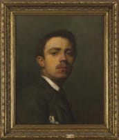 Continental School 19th Century; Portrait of a Young Man