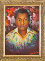 George Milwa Mnyaluza Pemba; Portrait of a Young Man