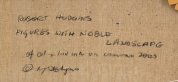 Robert Hodgins; Figures with Noble Landscape