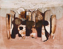 George Boys; Abstract Composition in Brown