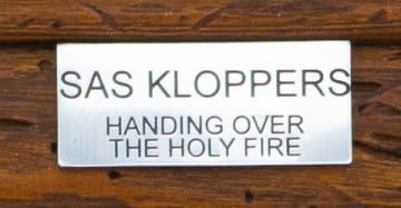 Sas Kloppers; Handing over the Holy Fire