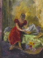 Cecil Higgs; Woman in a Red Dress