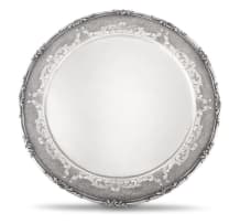 An Italian silver dish, .800 standard
