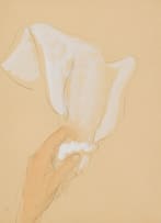 Maggie Laubser; Hand Holding a Cloth