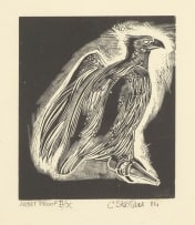 Cecil Skotnes; Perched Bird of Prey