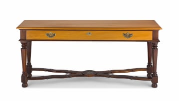A Cape-Dutch yellowwood and stinkwood server, manufactured by Cape Heritage Furniture, 20th century