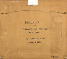 Kenneth Baker; Malays, Chiappini Street, Cape Town