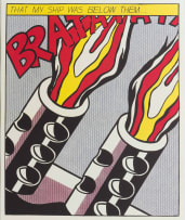 Roy Lichtenstein; As I Open Fire