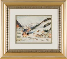Maud Sumner; Alpine Village in Snow