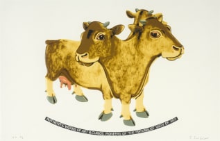 Joachim Schönfeldt; Untitled (Cow)