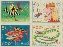 Norman Catherine; Fook Island Stamps