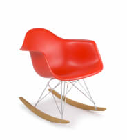 An RAR plastic rocker designed in the 1950s by Charles and Ray Eames, 2008